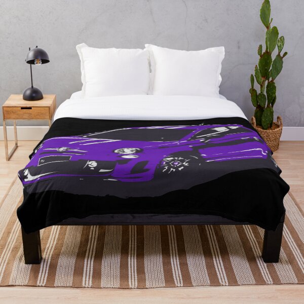 FIAT 500 Abarth - Cute Little Italian City Car Throw Blanket