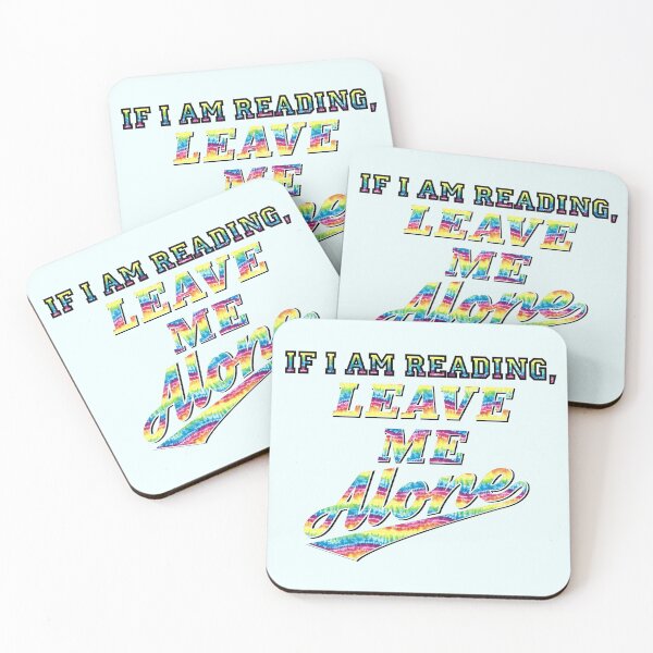 Item preview, If I Am Reading, Leave Me Alone designed and sold by Jeditwins.