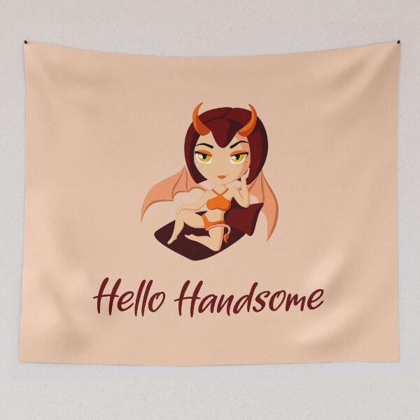 Item preview, Hello Handsome - Succubus - She Devil designed and sold by mstfcntrk.