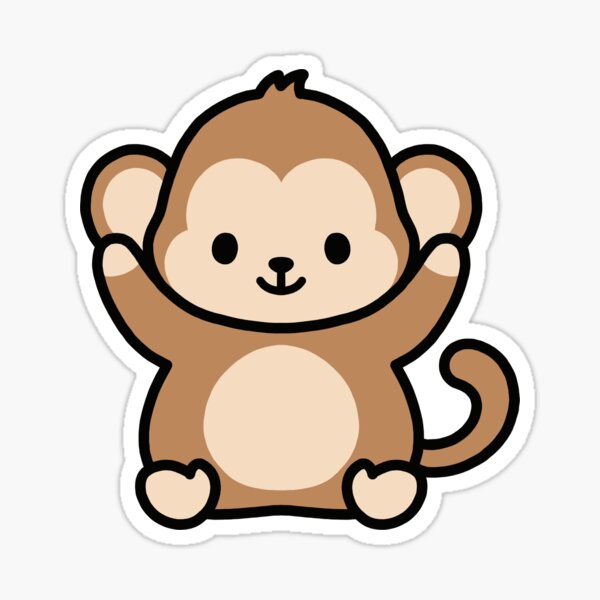 Monkey Stickers for Sale | Redbubble