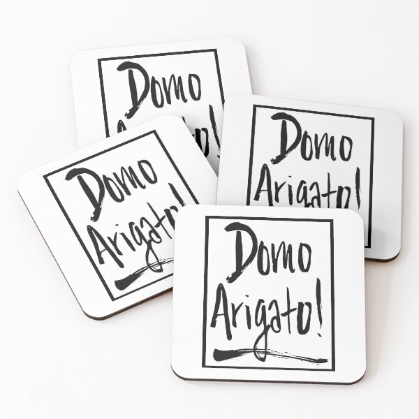 Item preview, Domo Arigato Caligrafía Japonesa designed and sold by Polishthestone.