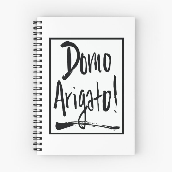 Item preview, Domo Arigato Japanese Calligraphy designed and sold by Polishthestone.