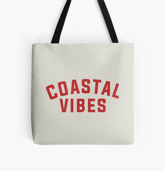 Coastal Vibes All Over Print Tote Bag