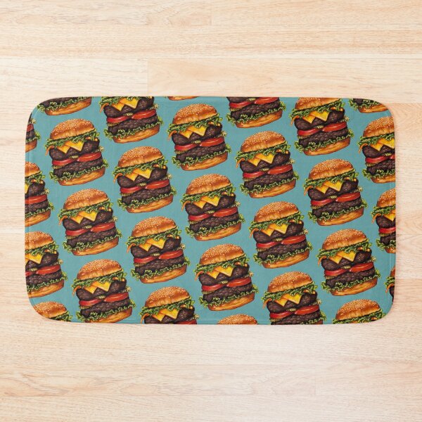 Item preview, Double Cheeseburger Pattern designed and sold by Kelly  Gilleran.
