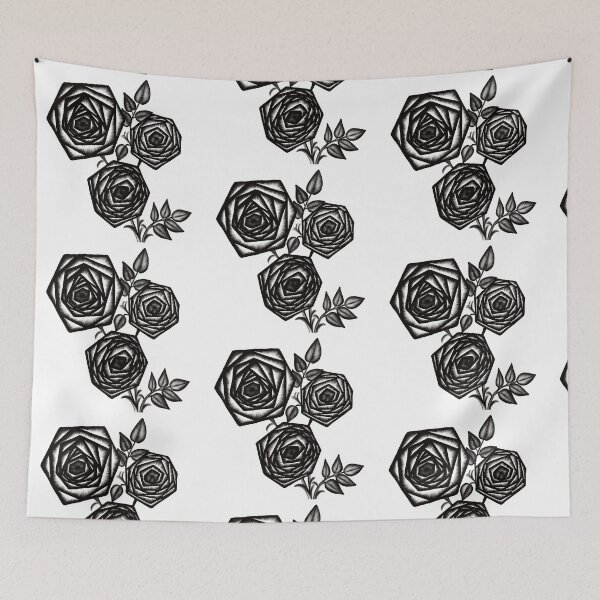 Item preview, Black and white roses designed and sold by irinabbota.