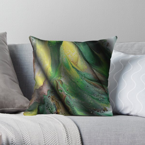 Summer Silk Throw Pillow
