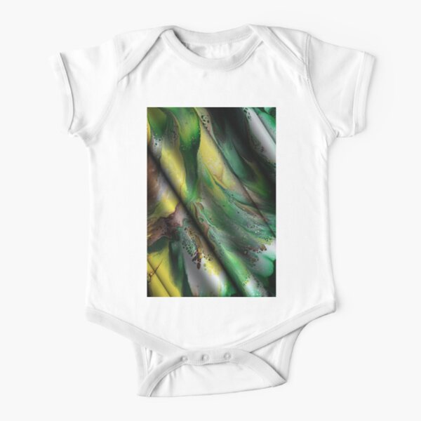 Summer Silk Short Sleeve Baby One-Piece