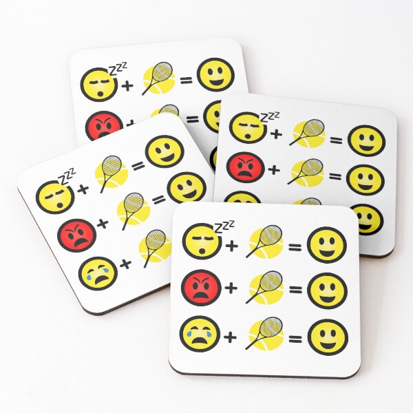 Item preview, Tennis = happiness designed and sold by EvieWoj.