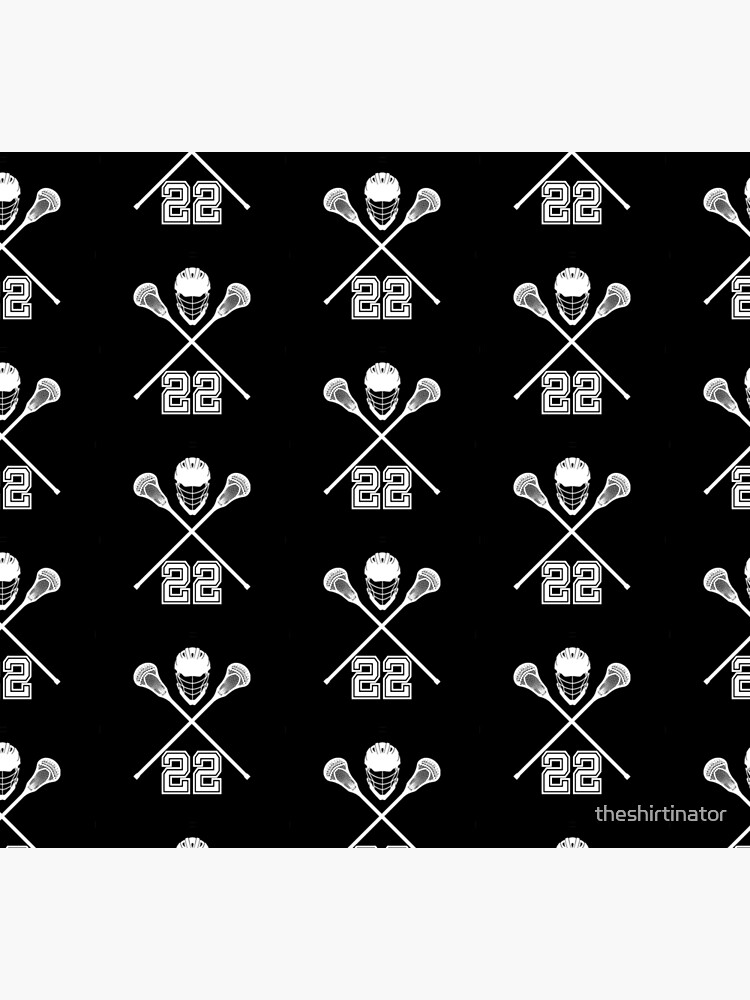 "Lacrosse Jersey Number 22 Lax Player Uniform No 22 Sports Fan Gift