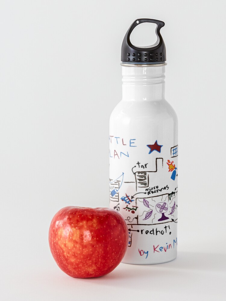 Alternate view of Kevin’s Battle Plan Water Bottle