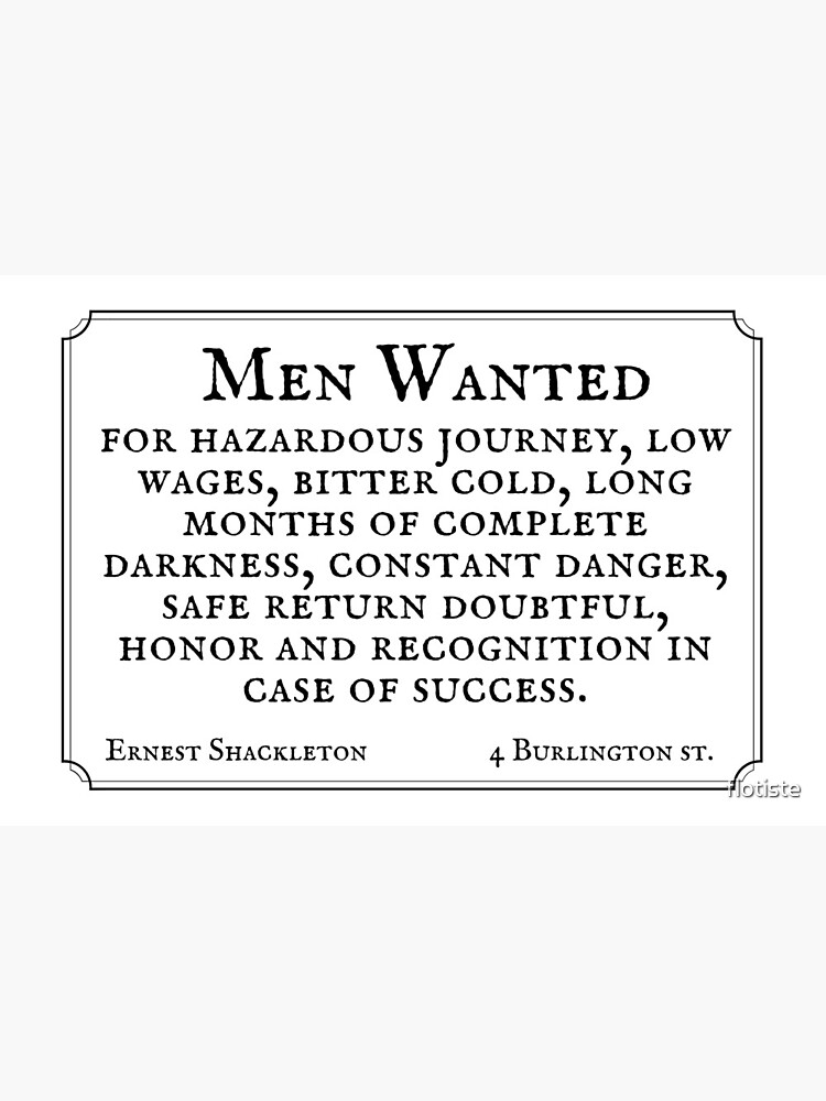 Ernest Shackleton Travel Mug men Wanted Ad, Antarctica Expedition,  Inspirational Men, Leadership Gifts, Manly Gift, Inspirational Mug, 
