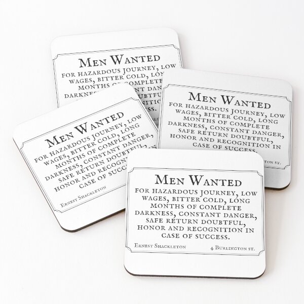 Item preview, Men Wanted for Hazardous Journey designed and sold by flotiste.