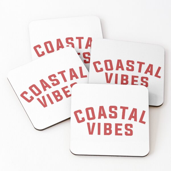 Coastal Vibes Coasters (Set of 4)