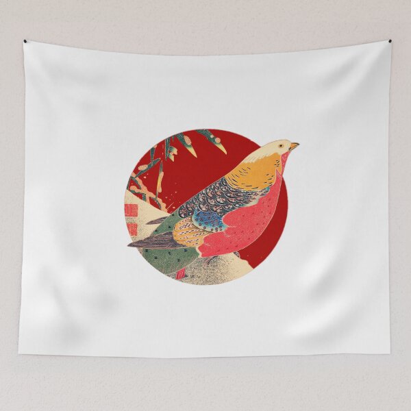 Item preview, Japanese Flag - Golden Pheasant designed and sold by weavernap.