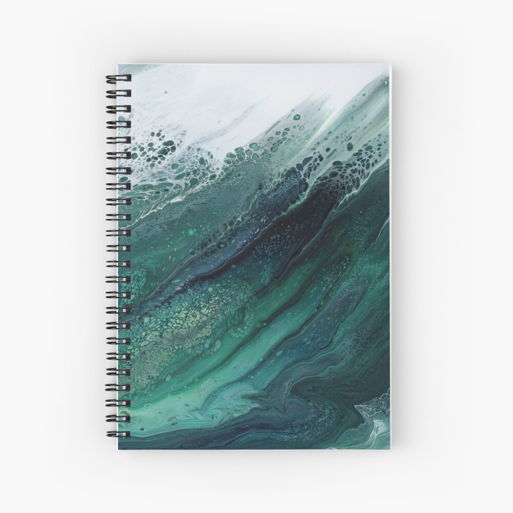 The Wave Rises Spiral Notebook