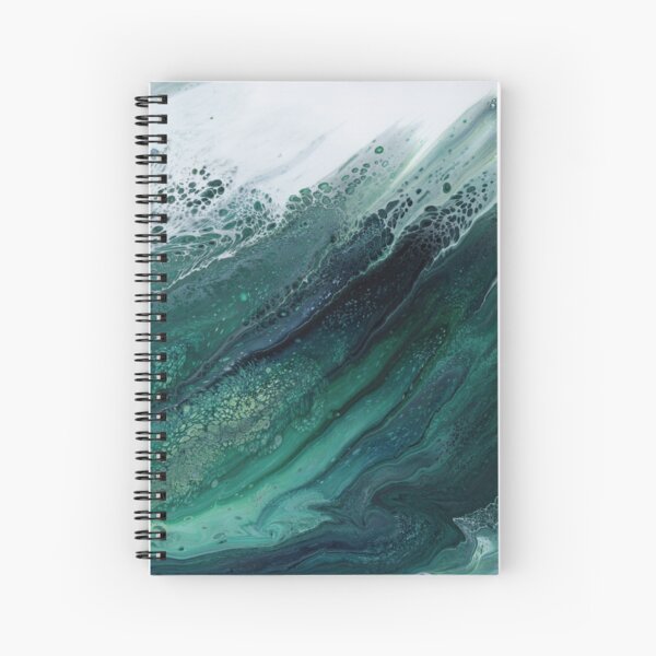 The Wave Rises Spiral Notebook