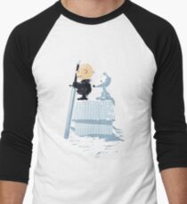 WINTER PEANUTS Men's Baseball ¾ T-Shirt