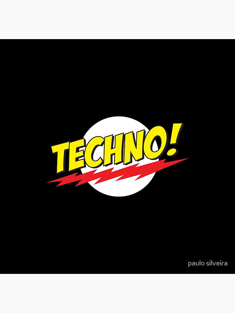 Discover Techno bazinga Premium Matte Vertical Poster