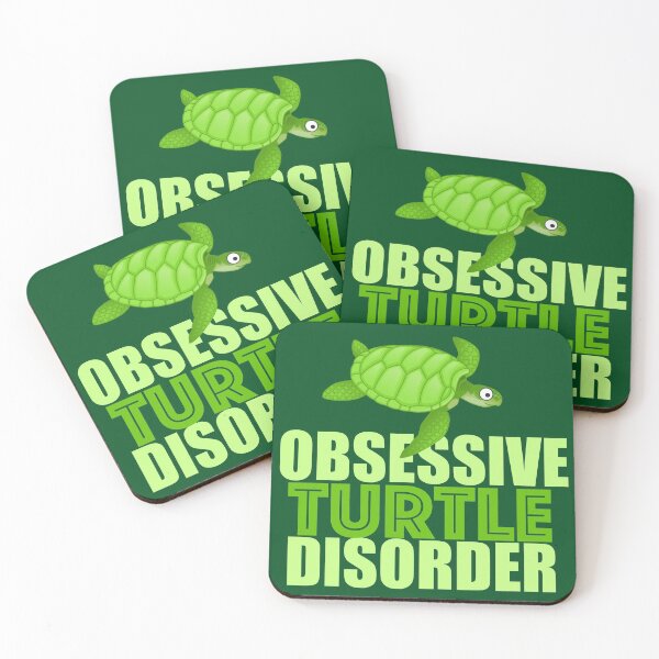 Item preview, Obsessive Turtle Disorder - Funny Sea Turtles Gift designed and sold by Epic Love Designs.