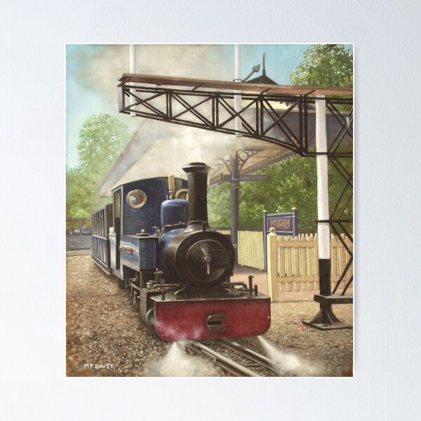 Item preview, exbury gardens narrow gauge steam locomotive designed and sold by martyee.