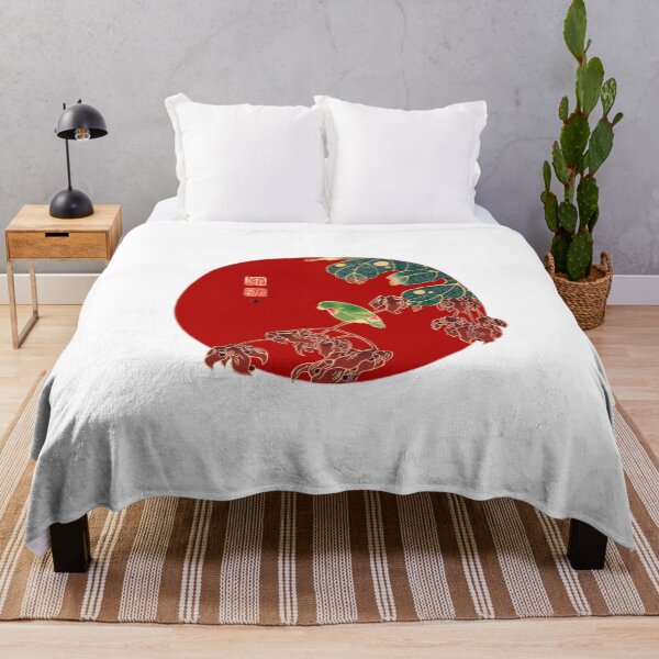 Item preview, Japanese Flag - Parakeet designed and sold by weavernap.