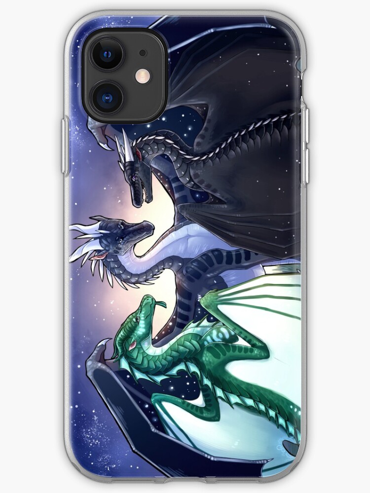 Wings Of Fire Legends Fathom Darkstalker Clearsight Iphone Case Cover By Biohazardia Redbubble