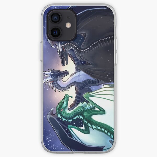 Wings of Fire - Legends - Fathom, Darkstalker, Clearsight iPhone Soft Case