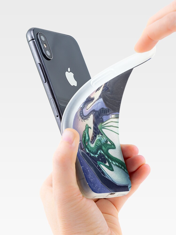Alternate view of Wings of Fire - Legends - Fathom, Darkstalker, Clearsight iPhone Case & Cover