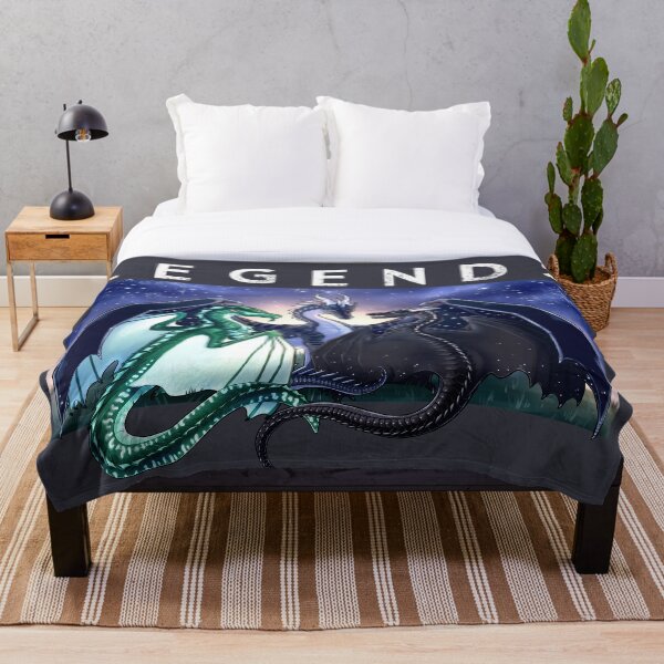 Wings of Fire - Legends - Fathom, Darkstalker, Clearsight Throw Blanket