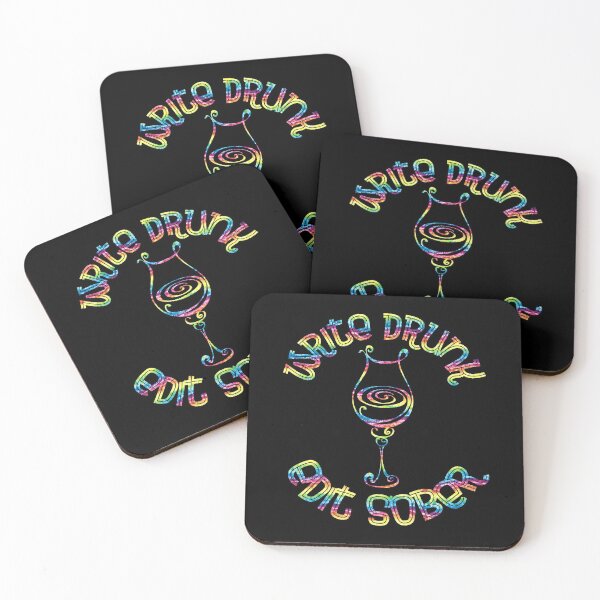 Item preview, Write Drunk, Edit Sober, Ernest Hemingway quote designed and sold by Jeditwins.