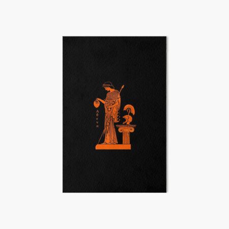 Item preview, Athena Minerva red figure vase designed and sold by WillowNox7.