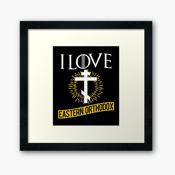 Love Eastern Orthodox Framed Art Print