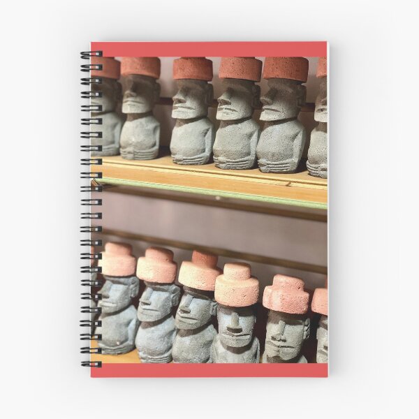 Item preview, Wall to wall moai with topknots designed and sold by renprovo.