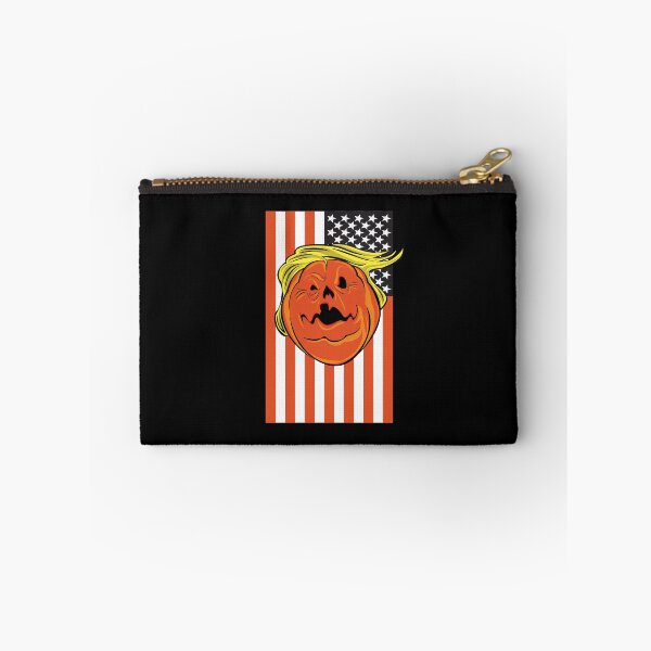 Item preview, Trump Halloween Color American Flag - Ugly Trumpkin designed and sold by TrndSttr.