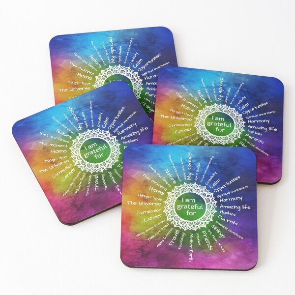 Item preview, I am Grateful Mandala - Spiritual Inspiring Quotes designed and sold by -Koleidescope.