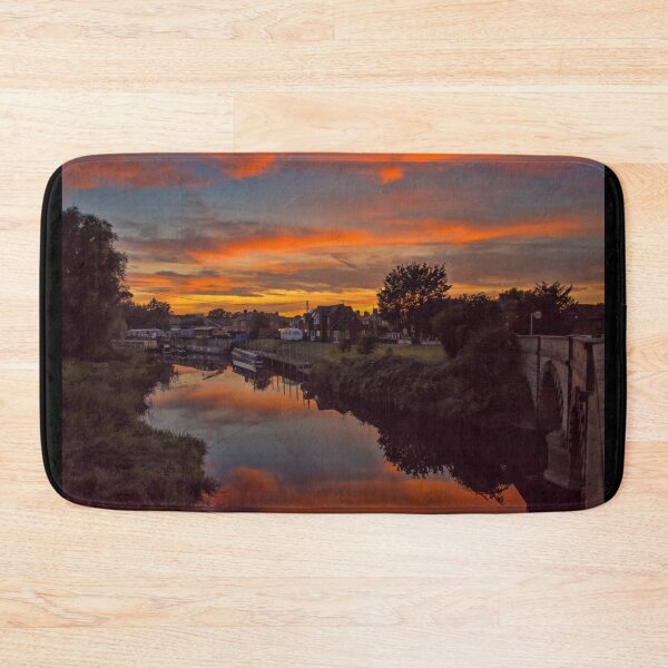 Item preview, #171 Kegworth Village Sunset River Soar Sunset designed and sold by phutball.
