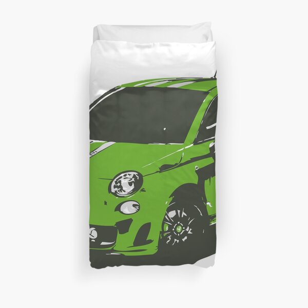 FIAT 500 Abarth - Cute Little Italian City Car Duvet Cover