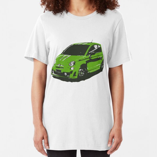 FIAT 500 Abarth - Cute Little Italian City Car Slim Fit T-Shirt