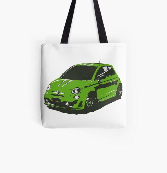 FIAT 500 Abarth - Cute Little Italian City Car All Over Print Tote Bag