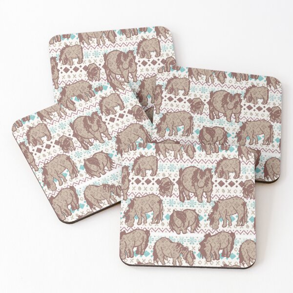 Item preview, Fairisle Shetland Ponies - Brown designed and sold by Juliewdesigns.