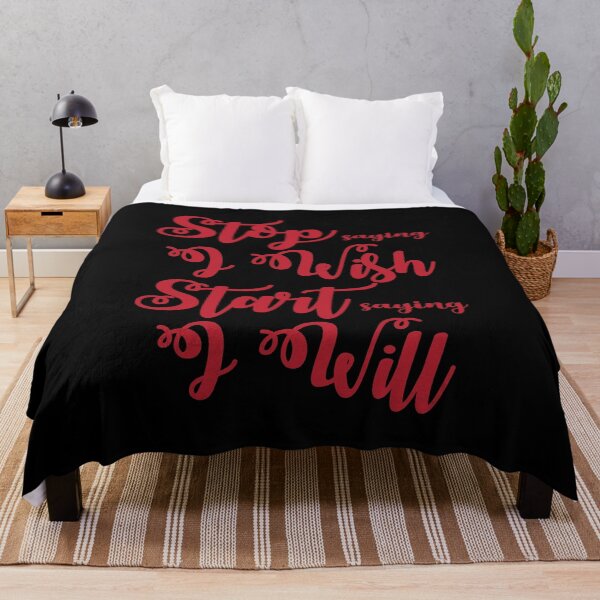 Item preview, Stop Saying I Wish, Start Saying I Will designed and sold by rosiec413.