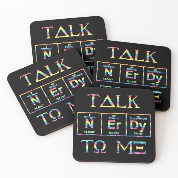 Item preview, Talk Nerdy To Me, Greek Geek, rainbow, tye dye,  designed and sold by Jeditwins.