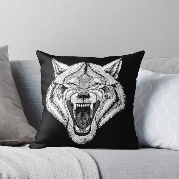 Item preview, ANGRY WOLF DRAWING designed and sold by ReignGFX.