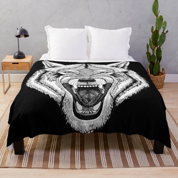 Item preview, ANGRY WOLF DRAWING designed and sold by ReignGFX.