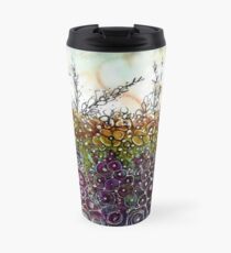 I Dream Flowers - Original Alcohol Ink Travel Mug