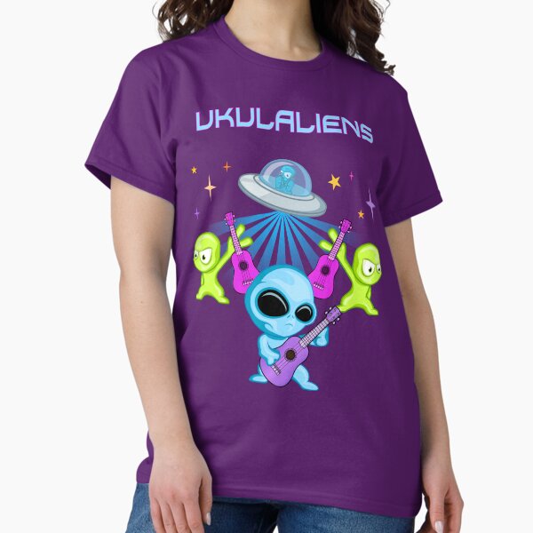 Item preview, Ukulaliens Ukulele Club Original Logo With Text designed and sold by Ukulaliens.