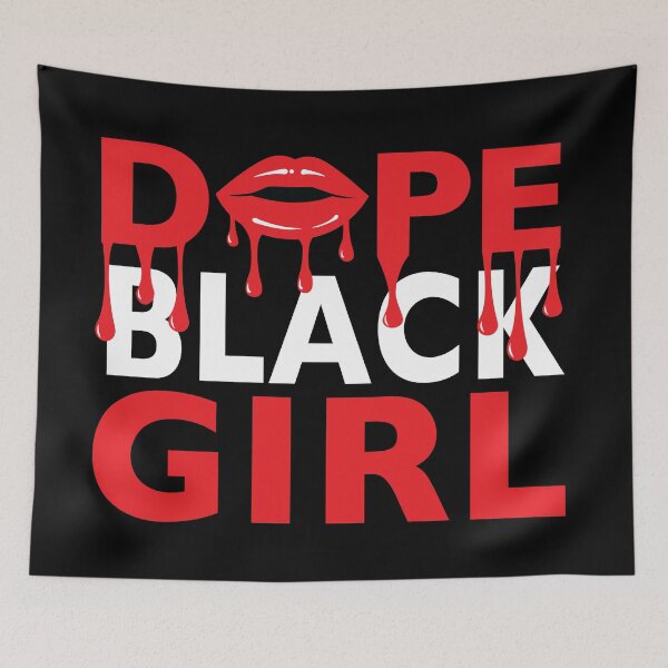 Item preview, Dope Black Girl Dripping Lips Lipstick designed and sold by blackartmatters.