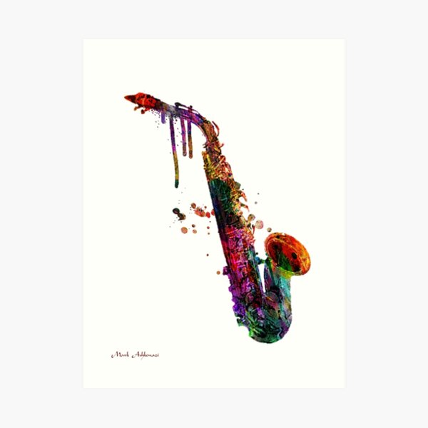 saxophone Art Print