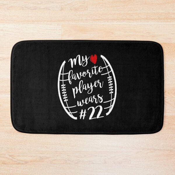 Item preview, My Favorite Player Wears # Number 22 Funny Football Gift for Number Twenty two Players designed and sold by clothesy7.