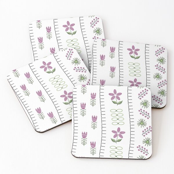 Item preview, Needlepoint Embroidery Patten Purple Green designed and sold by whyitsme.